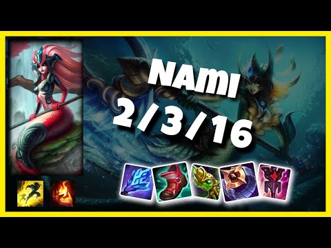 Nami vs Jarvan IV EU Challenger SUPPORT (2/3/16) - v11.5