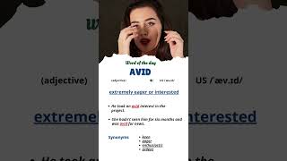 Download lagu AVID | Word Of The Day | Meaning of Avid  | #vocab #englishcommunication #englishvocabmastery mp3 Download lagu AVID | Word Of The Day | Meaning of Avid  | #vocab #englishcommunication #englishvocabmastery mp3