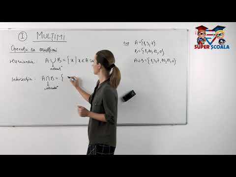 Clasa a VI-a - Operații cu mulțimi