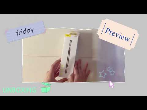 Unboxing vid - Baseus 2 in 1 Capacitive Pen Touch Stylus | review | #3