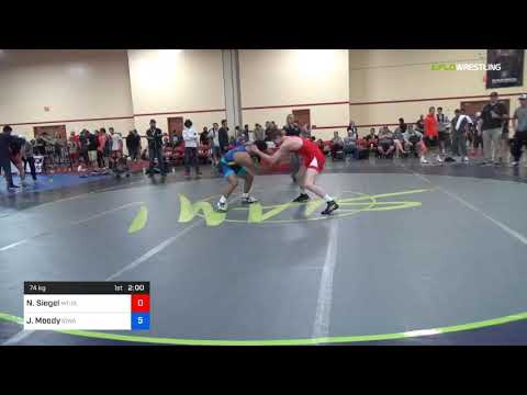 2018 Marine Corps US Open/UWW Junior Freestyle 74 Rnd Of 32 - Nakoda Siegel (MTUSAW) Vs. Jeremiah