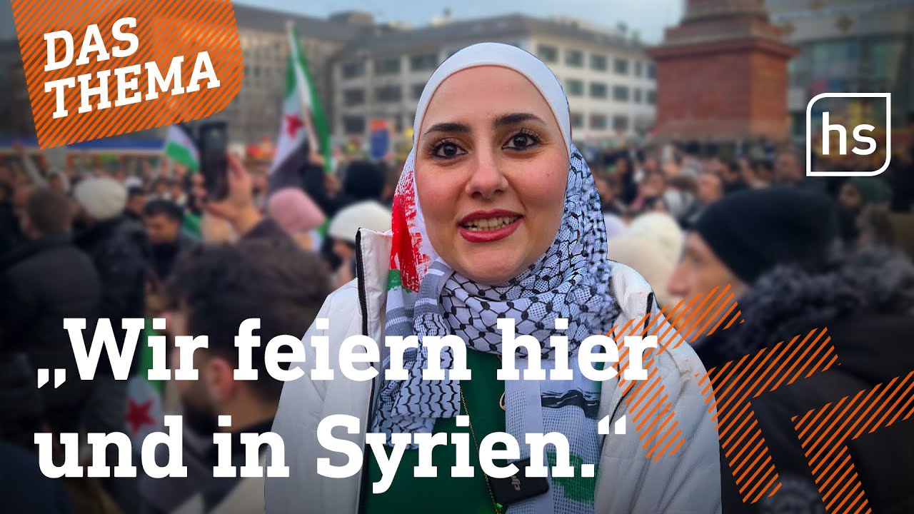 So fühlen sich Syrer in Hessen nach dem Sturz des Assad-Regimes I hessenschau DAS THEMA