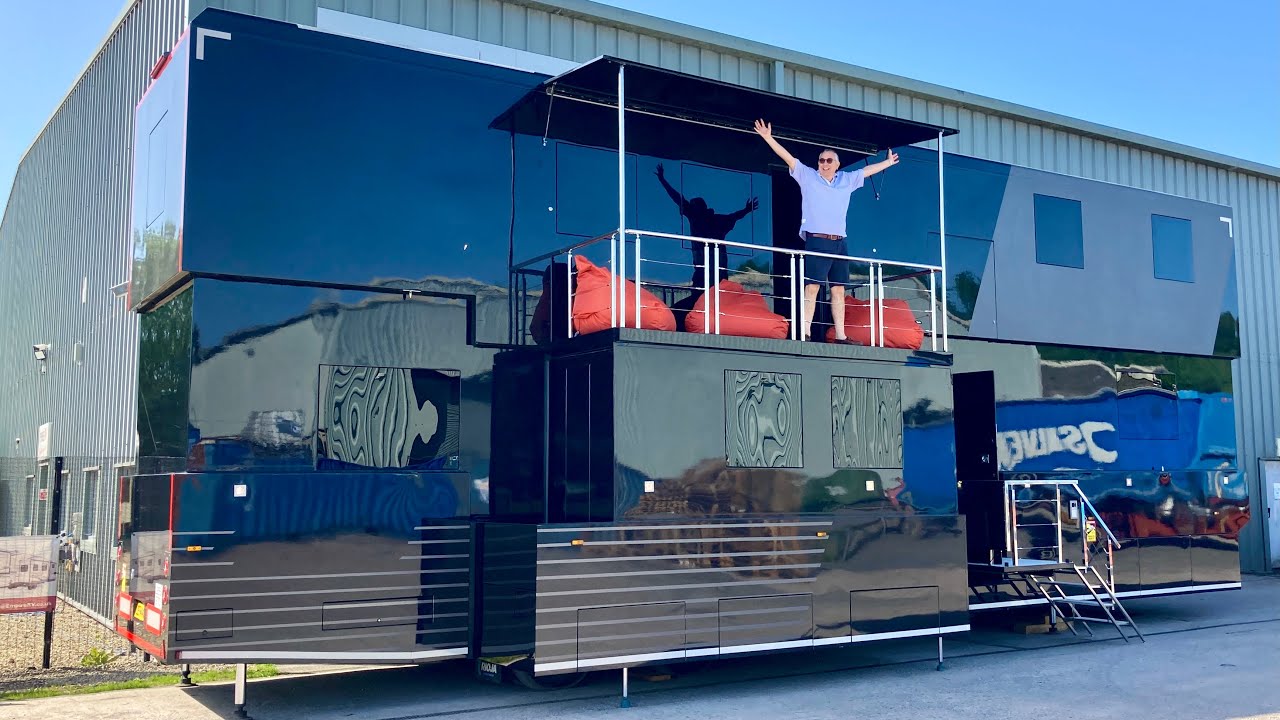 Transformers 3 Rv The Transformer Rioja Trailer With Balcony, Jacuzzi and 3 Bedrooms Is ...
