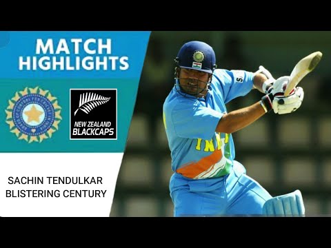India vs New Zealand | Sachin Tendulkar's 87-Ball Hundred | India's Massive Total | Explosive Sehwag