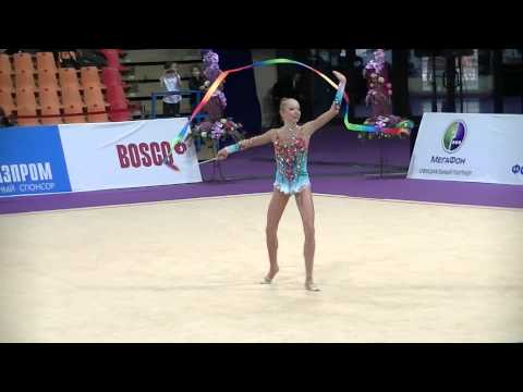 Bravikova Yulia (RUS) ribbon  1999 Grand Prix Moscow 2014 Qual