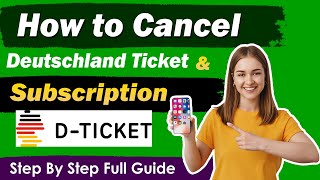 How To Cancel Deutschland Ticket & subscription only in just 1 Minute !