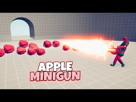 APPLE MINIGUN vs EVERY FACTION | TABS Totally Accurate Battle Simulator Gameplay