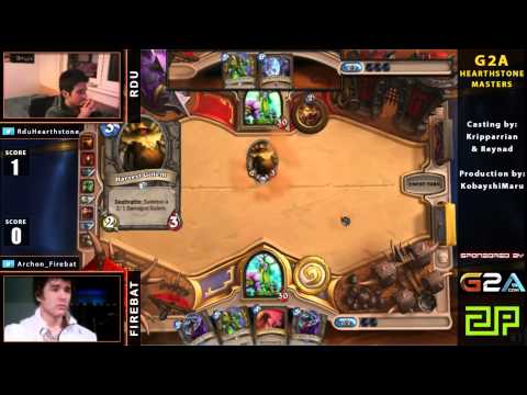 G2A Hearthstone Masters: RDU vs Firebat (03.12.2014)