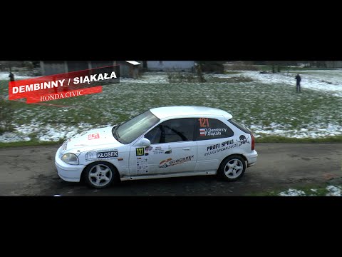 46 Rajd Cieszyńska Barbórka 2022 - Dembinny / Siąkała - Honda Civic