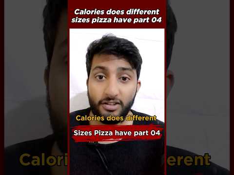 How many calories do the different sizes of pizzas have part 04#pizza #pizziologist #largepizza