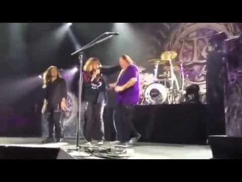John Landry joins Whitesnake on stage for his 100th concert.
