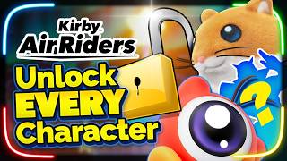 Unlock EVERY Character, Rider & Alt Skin in Kirby Air Riders!