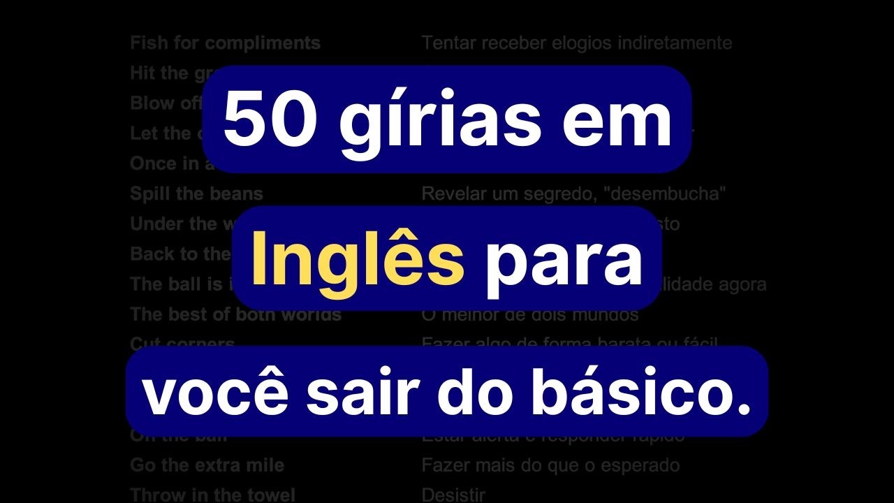 50 Informal Expressions in English that you need to know to get beyond the basics.