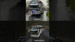 Download lagu REAL LIFE VS BUSSID GAME ANAK 🐼 TJ 🐍 #telolet #basuri #bussimulatorindonesia #bussid #shorts mp3