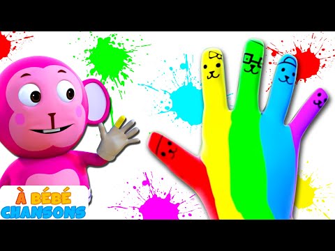 Apprendre les couleurs | Famille de doigts de couleur | Chanson pour bébés