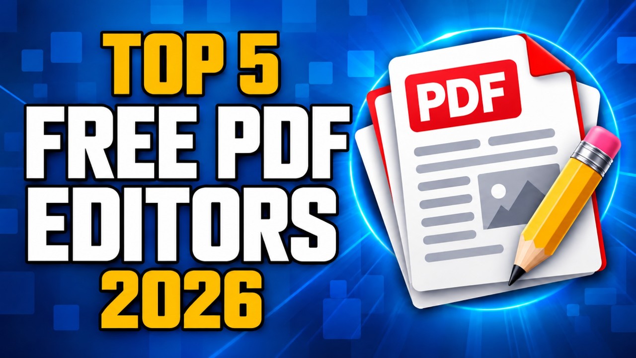 Top 5 Best FREE PDF Editors (Acrobat Alternatives) 2026