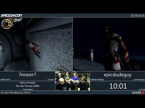 Prince of Persia: The Two Thrones - Any% (Zipless) by 7eraser7 and epicdudeguy | SpeedCon 2019