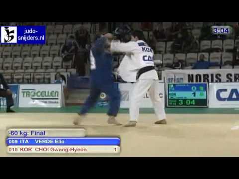 Judo 2010 World Cup Prague: Elio Verde (ITA) - Gwang-hyeon Choi 9KOR) [-60kg] final