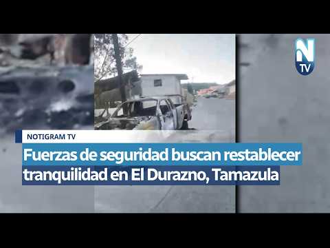 Fuerzas de seguridad buscan restablecer tranquilidad en El Durazno, Tamazula