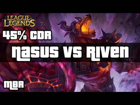 Infernal Nasus Vs Riven (StormRaider's Surge + 45%CDR) | League Of Legends | HD