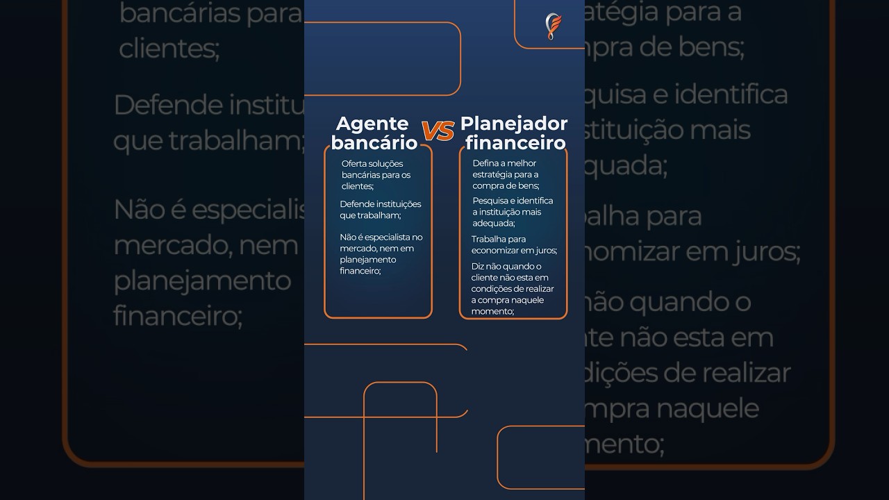 Qual a diferença? #mercadofinanceiro #planejadorfinanceiro