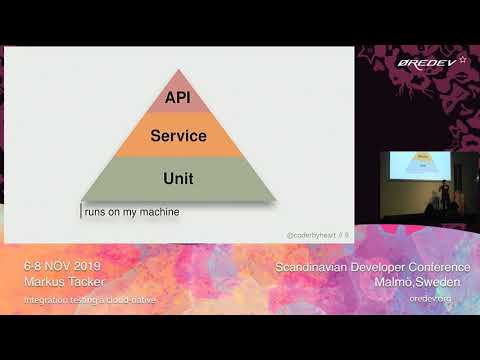 Markus Tacker - Integration testing a cloud native application with JavaScript｜Øredev 2019