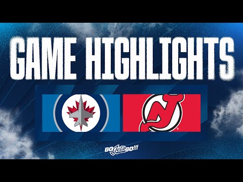 New Jersey Devils vs. Winnipeg Jets - Game Highlights