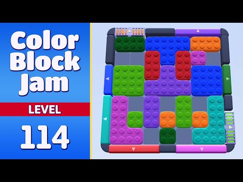 Color Block Jam Level 114 | Every Puzzle Solved! 🎯