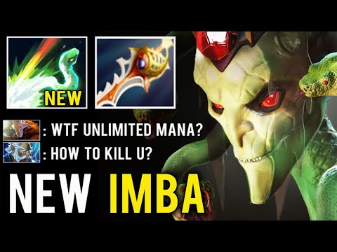 NEW CRAZY SKILL UNLIMITED MANA Divine Rapier Medusa Army Auto Regen Raid Boss Imba 7.28 Dota 2