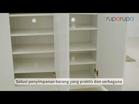 Gambar Informa Dolce Kabinet 3 Pintu Dengan 3 Laci - Putih