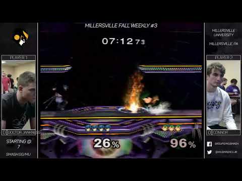 Big Piney [Ness] vs Connor [Marth] - Winners Quarters Melee Millersville Fall Weekly #3