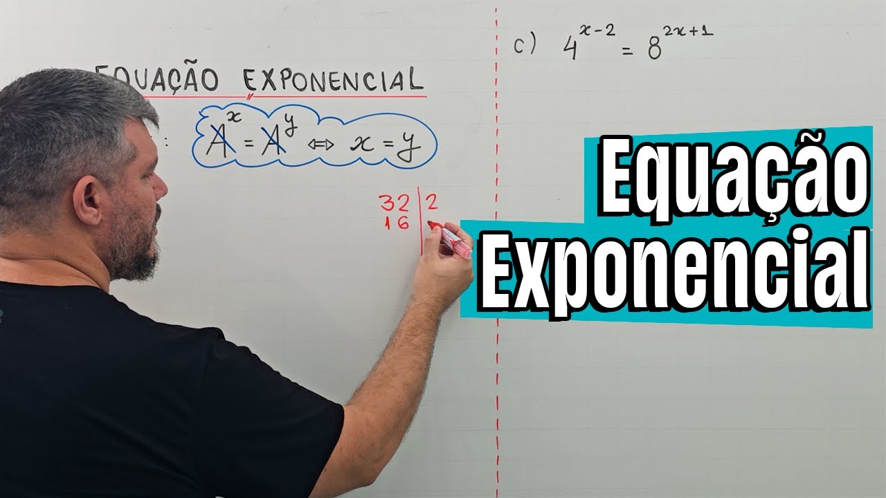 Aprenda EQUAÇÃO EXPONENCIAL em poucos minutos