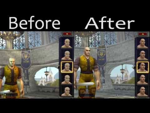 Faces of the New Male Human Model - Before and After [WoD Beta]