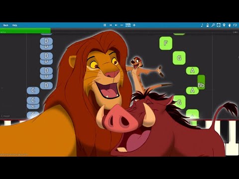 The Lion Sleeps Tonight (Wimoweh) - Piano Tutorial - The Lion King 2019