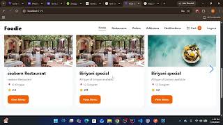 Food Delivery Application Demo | Spring Boot, Spring Security, JWT, MySQL | Java Project | React