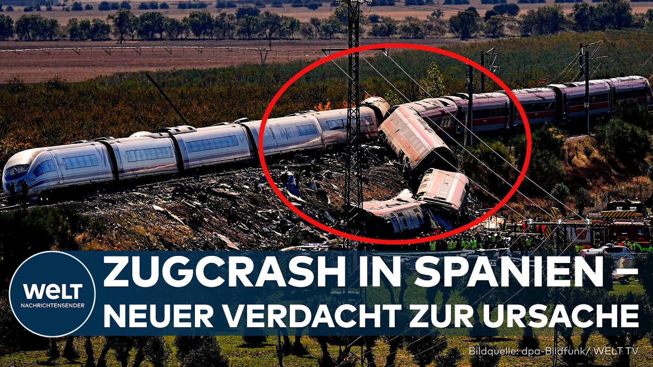 ZUGUNGLÜCK IN SPANIEN: Mindestens 69 Tote – neue Spur! Was verraten die Datenträger?