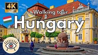 Székesfehérvár, Hungary ✅ “Walking Tour” [4K] HDR Walk with subtitles!