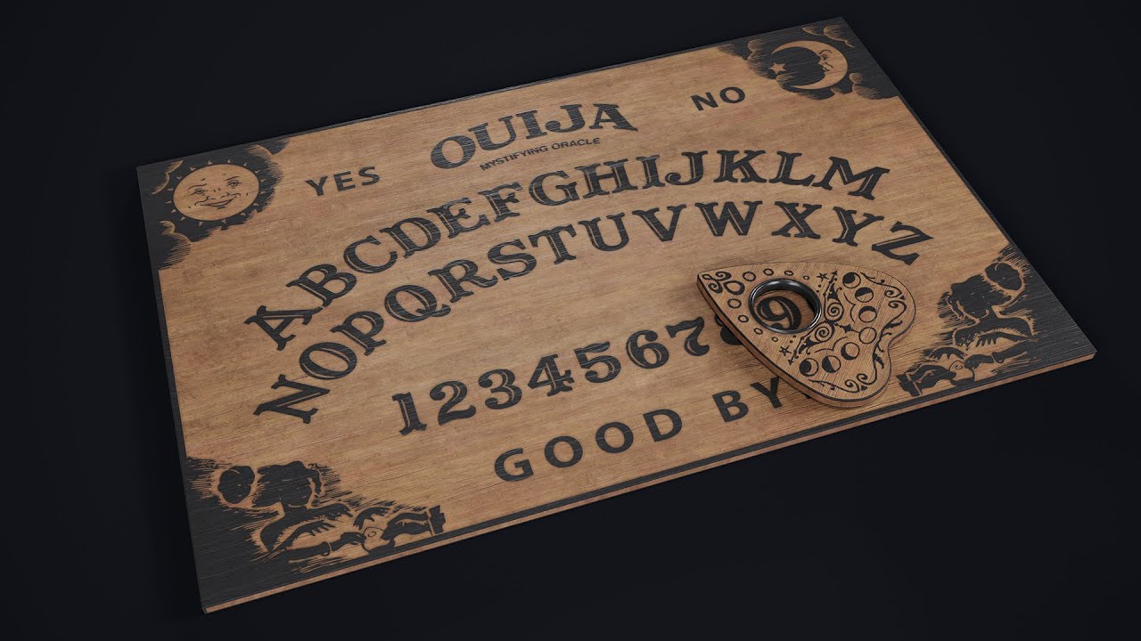 Spirit Board - Ouija 3D Model