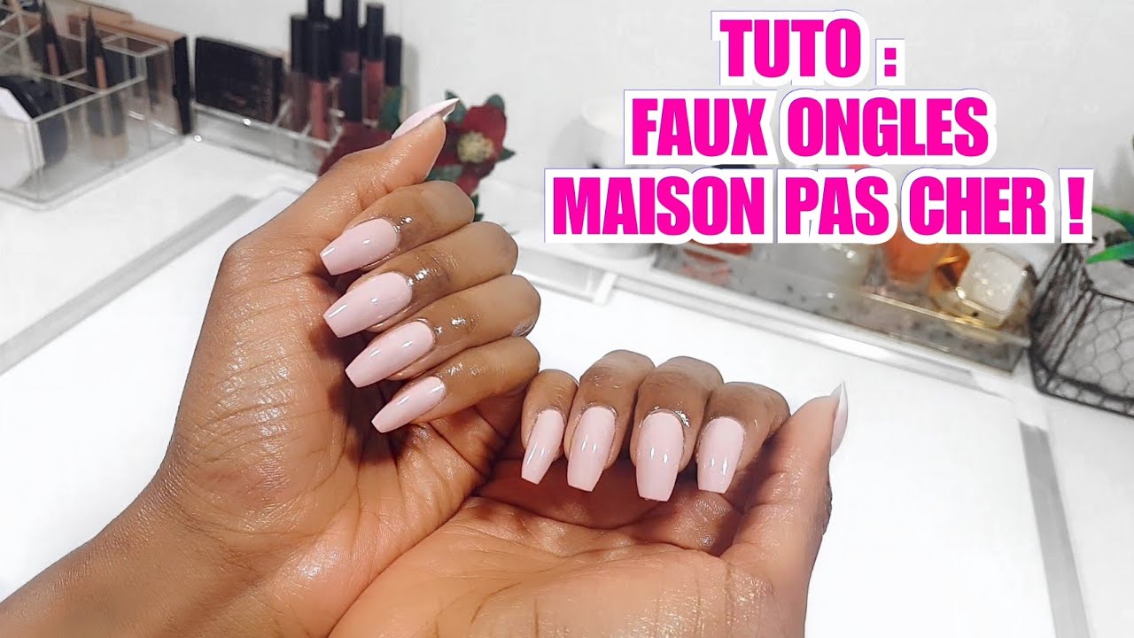 COMMENT POSER DES FAUX ONGLES MAISON à - de $9 (ALIEXPRESS)