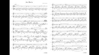 Download lagu Piazzolla Ave Maria フルートとギター　楽譜無料【現代ギター絶賛/小さな手でOK】最新版（2026.10.10） mp3