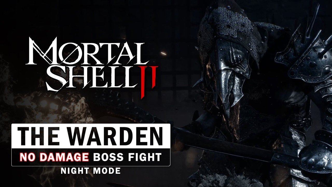 Mortal Shell 2 - The Warden Boss Fight (No Damage / Night Mode)
