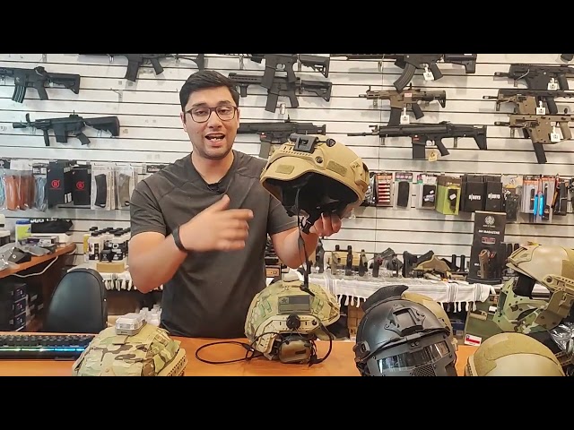 Vídeo relacionado con PJ-Casco Táctico para Paintball Airsoft, Casco Militar Fast con Soporte NVG y Riel de Guía Iateral