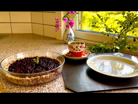 #80 ✅ Raw Blueberry Pie with Chia Seeds – No Bake, No Fuss @MinimalWhole