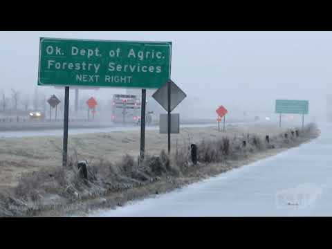 12-13-2020 Norman, OK -Winter Storm - near white out conditions and 2 inches of snow