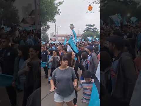 Estudiantes de Río Cuarto desató una fiesta histórica en las calles de la ciudad