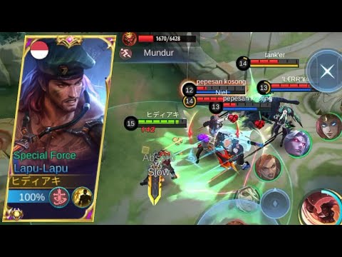 LAPU-LAPU VS EVERYBODY | TOP GLOBAL LAPU-LAPU | TUTORIAL LAPU-LAPU 2023 | MLBB