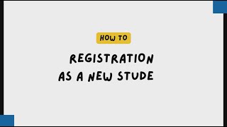 KKU : How to Registration New Student