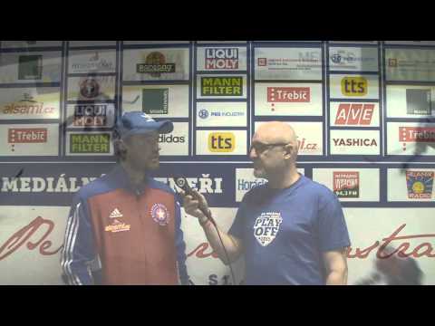 19.2.2015 Druhé čtvrtfimále hodnotí kapitán Horácké Slavie Třebíč David Dolníček