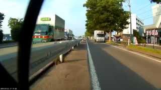 preview picture of video 'My ride with Mobius ActionCam 1080p in Sendai City - Japan #1'