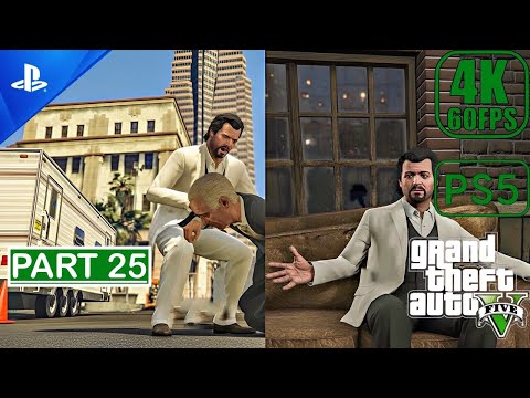 GTA V PS5 - Gameplay Walkthrough (60FPS 4K) Part 25 No Commentary